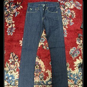 Perfect RRL Double Ralph Lauren Japan Denim Slim Selvedge Jeans 30 27 MSRP $340